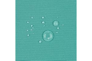 VmG-Store Tissu extérieur en polyester imperméable au mètre pour auvents, tentes, bâches, protection UV, indéchirable et facile d'entretien (50 x 147 cm, 022 I bleu-vert)