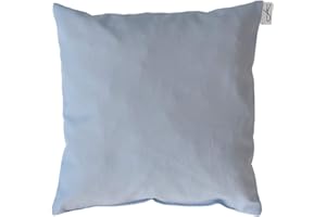 ‎LOU-I Kirschkernkissen bio handgefertigt in Deutschland - Wärme- & Kältebehandlung - Massagetherapie - Körnerkissen (30x30 cm, Baumwolle hellblau)