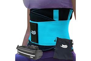 InnoTi Faja Lumbar para Hombre y Mujer - Cinturón Protector de los Lumbares en Actividades Deportivas, el Gimnasio y en el Trabajo - Evita Lesiones y Dolor de Espalda