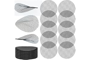 oruola 100 Stück Blumentopf Gitter,Drainagegitter für Pflanzkübel,Drainage Gitter Blumentopf,Drainagegitter für Verhindern Boden Verlust,Fiberglas Atmungsaktives Blumentopfs Netzmatte(5cm)