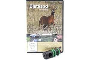 K&S Wildkameras Wildlocker Roe - Juego de cartas con DVD y gorro de caza de hojas