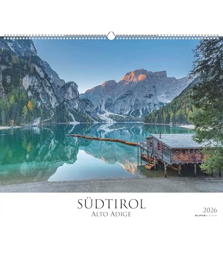 Calendario Da Parete 2026 'Vertice Delle Alpi' - Edizione Premium DIN A4, Foto Di Rainer Mirau, Spedizione In Germania