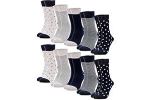 Occulto wzorzyste skarpetki damski 10 pack (model: Michaela)