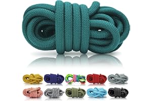 Ganzoo PPM rep 5 m i ett stycke, flätat polypropylen multifilament 10 mm, petrol, för att göra hundlina och hundhalsband, lättskött tågvirke som flyter och tål väder