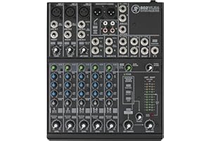 Mackie 802VLZ4 analoges 8-Kanal-Kompaktmischpult mit legendären Onyx Mikrofonvorverstärkern Schwarz