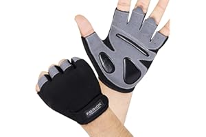FORIOX INTERNATIONAL Foriox Gym Gloves Weight lifting Gloves for Men Women 50 CM Long Wrist Straps Padded Palm Protection Workout Powerlifting Hanging Exercise Training
