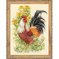 Kit Punto Croce Riolis “Nave” – Disegno 30x40 Cm, Tela AIDA 15ct, Filo Lana/Acrilico, Per Principianti Ed Esperti