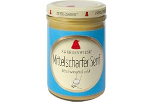 Zwergenwiese Bio Mittelscharfer Senf, 160 ml