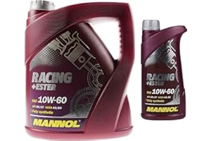 DIEDERICHS Olio motore originale MANNOL SAE 10W-60 RACING + ESTER Engine Oil Olio