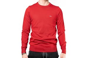 POSITANOCOAST Positano Coast - Maglione Girocollo da Uomo in 60% Lana e 40% Viscosa Manica Lunga - vestibilità Slim - Regalo Fidanzato - Maglioncino Maglia Uomo