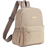 AOTIAN Women's Small Backpack, Lightweight Nylon Work Bag | Mini Travel and Urban Bag, Multiple Compartment, Rear Pocket Anti