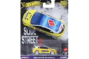 Hot Wheels Premium Toyota Corolla GR, Kultowe auta Circuit Legends Pojazd premium w skali 1:64, dla dzieci od 3 roku życia oraz dorosłych fanów i kolekcjonerów, HKC82