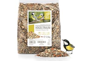 wildtier herz I Alimentación para Pájaros - 2.5kg sin Trigo I Comida de Aves para Alimentos - Alimento para Aves
