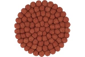 myfelt Tischauflage, Topfuntersetzer S - Lora - Rostrot, Ø 16 cm
