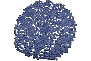 BTMIEY 500g Square Ceramic Mosaic Tiles, 500PCS 1 * 1CM Handmade Making Creative Micro Mosaic Pieces for Lovers DIY Mosaic Projects and Home Decorations (Navy Blue)