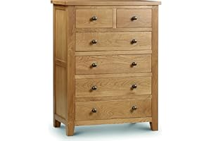 Julian Bowen Cómoda Marlborough con 4+2 cajones, roble