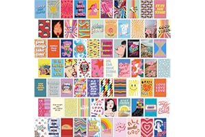 Fardes Indie Wall Decor for Teen Girls Bedroom, Indie Wall Collage Kit Aesthetic Pictures, Eclectic Room Decor, 70pcs Indie Room Decor for Bedroom Aesthetic…