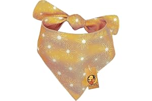 Foodie Puppies Flower Designer Pet Bandanas - Large, 24inch Lightweight Polyester Material Pet Bandana, Adjustable Durable Dog Accessory for Small Dogs and Puppies