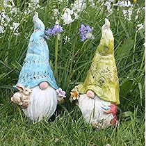 Lilly And Len Gnomi Da Giardino - Decorazione Elfo E Fata | Troll Magico Per Esterni - Foto 8