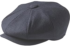 Peaky Blinders - Casquette style gavroche - 8 pièces - Casquette plate 100 % coton