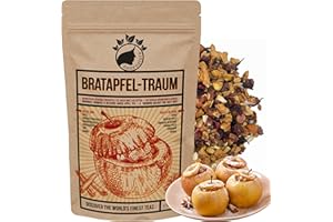 ‎NANANATURA NanaNatura's BRATAPFEL-TRAUM 100g | extra-leckerer weihnachtlicher Bratapfel-Tee | duftet & schmeckt wie bei Oma | Früchtetee Weihnachtstee Wintertee Tee-Geschenk
