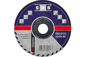 SBS Disques àébarber 125 x 6,4 x 22 - 5 Pièce