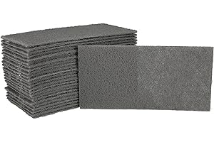 Mirka Mirlon Total 25 pz Vello abrasivo UltraFine Grana 1500 Tamponi abrasivi, vello abrasivo per la levigatura, l'eliminazione della ruggine, la carteggiatura, metallo, plastica