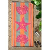 &Ouml;zdilek Nice Pink Shell Plaj Havlusu 70X150 Cm