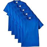 Fruit of The Loom Heavy Cotton Tee Shirt 5 Pack Men's T-Shirt (Pack of 1)