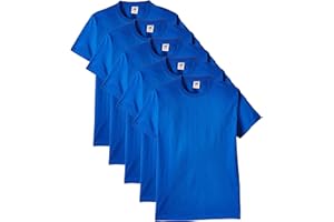 Fruit of the Loom T-shirt Mężczyźni Heavy Cotton Tee Shirt 5 pack (5 w zestawie)
