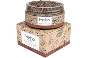 ‎MEINA Meina Körperpeeling mit Kaffee, Bio Peeling für Gesicht, Körper und Lippen, Body Scrub für Damen und Männer (1 x 280 g)