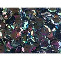 Golden Leaf Pailletten, 8 Mm, 800 Stück - Königsblau Irisierend Für Bastelprojekte