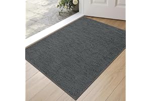 DEXI Dörrmatta Inomhus 44 x 76 cm, Mörkgrå | Polyestermaterial, halkfri, smutsavvisande, låg profil, för entré, hall och vera