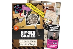 Hidden Games - Crimen en la Familia Regio - Juego de Crimen, crímenes imperfectos, Hidden Crimes, Juegos Ocultos, Detective Game, Juego Scape Room