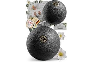 ‎HELDSON HELDSON® Premium Faszienball klein 2er Set [6cm & 8cm] - Faszien Ball hart - Faszienball für Füße - Massage Ball um Verspannungen in Nacken, Schulter zu lösen - Faszienkugel - Massageball Rücken