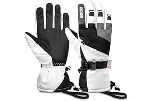 Beyond Your Thoughts Winter Ski Gloves, 3M Thinsulate Warmth Touchscreen Waterproof Thermal Gloves, Ideal for Women and Men in Skiing, Snowmobiling and Winter Hiking