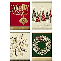 Hallmark - Biglietti di Natale, in confezione regalo 40 Card Assortment
