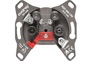 Axing BSD 960-10 por Cable (CATV, Data, Sat, 4-Port, 10 db)