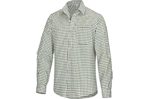 TR MARTHA Chemise de costume traditionnel pour pantalon traditionnel en cuir - Rouge - Marron - À carreaux - Taille S à XXXL