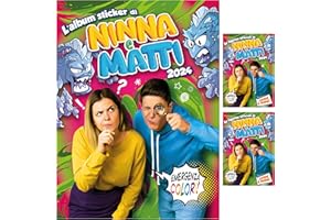 NINNA e MATTI Album Emergenza Colori 2024 con 2 Bustine di Figurine Incluse