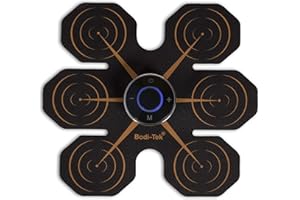 Bodi-Tek Ab Core Trainer II EMS Muscle Toner, USB Rechargeable, 60% more power than original Ab Core Trainer