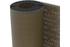 TENAX Filet Brise Vue Soleado Corten 1,00x5 m Marron, Filet Tissé d'Occultation pour Terrasses, Balcons et Jardins, Filet d'Ombrage pour Protéger du Soleil