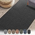 Floordirekt Sabang Carpet Runner, Woven Sisal Optic Living Room Rug Runner Area Rug, Hallway Bedroom Corridor Carpet, Durable and Versatile (Anthracite, 66 x 100 cm)