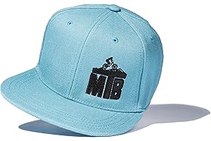 BADDERY Czapka dziecięca dla chłopców: MTB - rower górski czapka dziecięca czapka bejsbolowa, turkusowy, jeden rozmiar