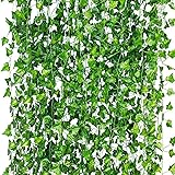 12PCS kunstmatige blauweregen bloemen, nep bloem rank slinger, hangende