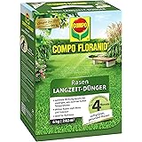COMPO FLORANID Rasen Langzeit-Dünger, 4 Monate Langzeitwirkung, Feingranulat, 6 kg, 240 m²