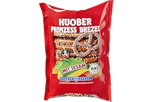 ‎HUOBER HUOBER Prinzess Brezel, Sesam, Bio, 12er Pack (12 x 125 g)
