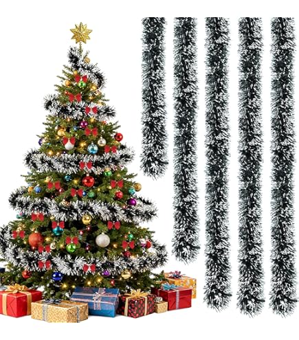 Guirlande Sapin De Noël Artificielle - 2 X 5.5 M - Verte - Pour Intérieur Et Extérieur
