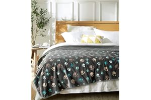 ALLISANDRO® Coperta Impermeabile Premium per Cani e Gatti, Zampa Grigia, 200 x 150 cm