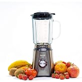 ECODE Titanblade Pro 1000W Blender, Glass Jug 1.75L | 6 Titanium Blades, Ice Pick, 3 Speeds + Turbo, Safety, Non-Slip, Stainl